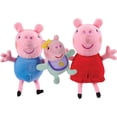 thumbnail image 4 of Peppa Pig 3 Pack - Peppa with and Evie Soft Plush Toy Set, 4 of 6