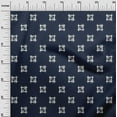 thumbnail image 2 of oneOone Organic Cotton Poplin Twill Fabric Square Kasuri Print Fabric By The Yard 42 Inch Wide, 2 of 4