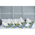 thumbnail image 6 of Ambesonne Landscape Throw Pillow Cover 4 Pack, Chicago USA Cartoon, 24", Multicolor, 6 of 6