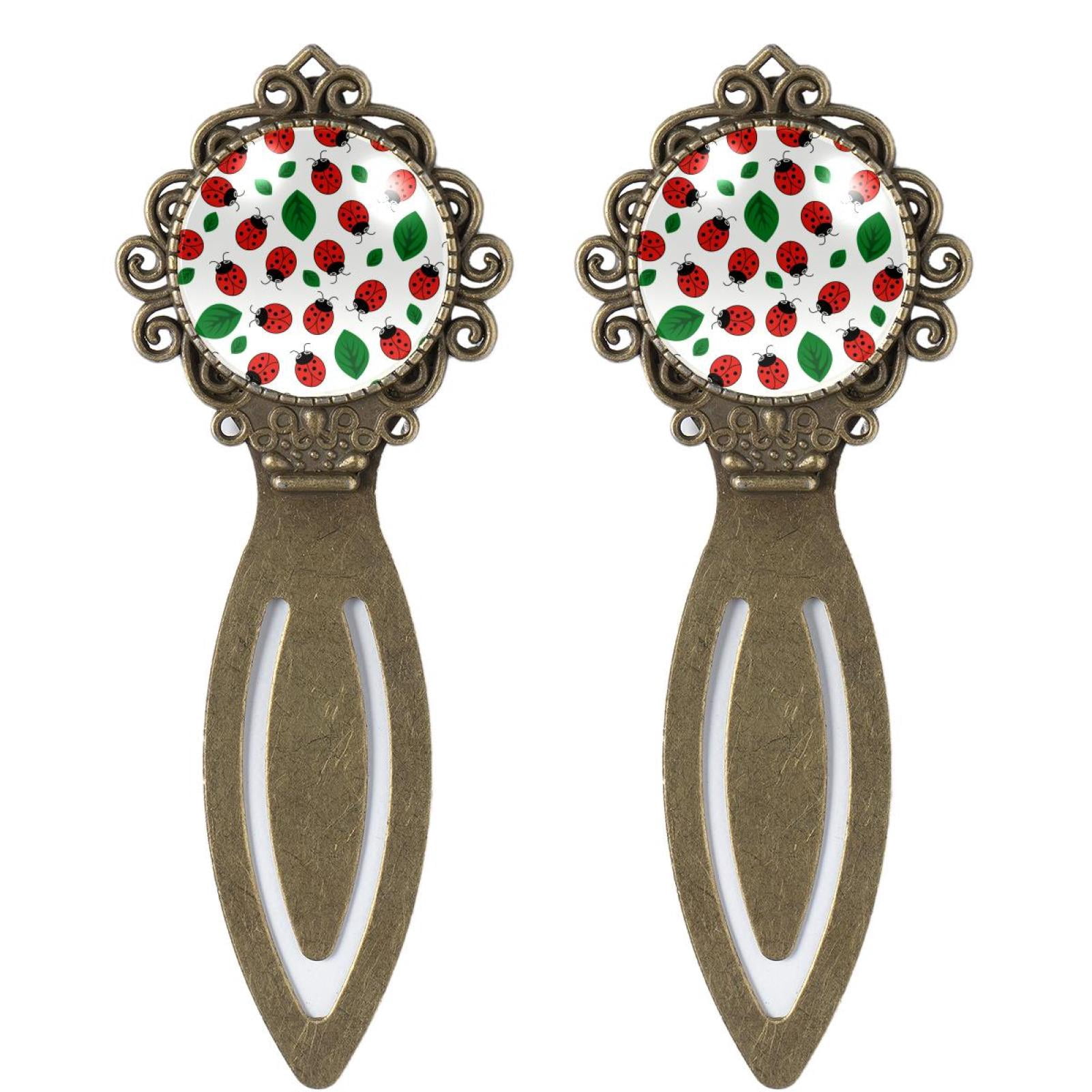 Cute Ladybug Clip Bookmarks - Set Of 2 Adorable Page Markers For Books & Planners 6 thumbnail image