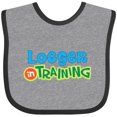 thumbnail image 3 of Inktastic Logger in Training Logging Boys or Girls Baby Bib, 3 of 4
