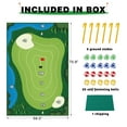 thumbnail image 4 of Toy Life Chipping Golf Game Mat Indoor Stick Chip with 20Grip Golf Balls Indoor Outdoor Games for Adults Family Kids Toddler Golf Toy Set Chipping Mat Backyard Sport & Outdoor Play Toys, 4 of 8