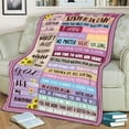 thumbnail image 2 of XZYG Sister in Law Gifts Blanket Funny Christmas Gifts(40*50inch), 2 of 7