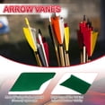 thumbnail image 3 of Uxcell 4 Inch Arrow Vanes, 20 Pack Turkey Feather Fletching Archery Fletch Right/Left Wing for Hunting Target Shooting, Black Dark Green, 3 of 5