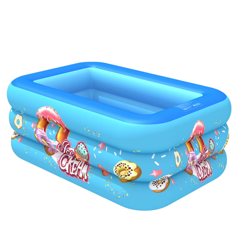 Lankey Kids Inflatable Swimming Pool, Blow Up Pool for Family Adult and