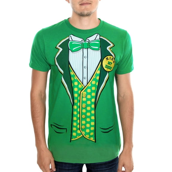 St. Patrick's Day Tuxedo Leprechaun Suit T-Shirt