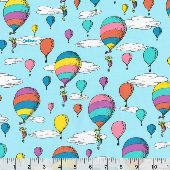 Dr. Suess™ Places You'll Go Balloons Cotton Fabric