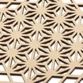 thumbnail image 4 of Escultura de pared de madera tallada geometría sacra rebanada de madera C 305 cm, 4 of 4