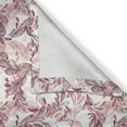 thumbnail image 6 of Ambesonne Floral Grommet Curtain, Sketchy Leaves Petals, 50" x 54", Maroon Coral and White, 6 of 6