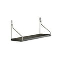 thumbnail image 3 of No-Drill Wall Shelf for Bedroom and Living Room with Strong Wooden Design, 30 lb Weight Capacity, Wall-Mounted Projector, Router, and Bookshelf Storage, 3 of 7