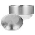 thumbnail image 4 of Bol en Acier Inoxydable Bol à Riz pour Enfants Bol de Maison Double Couche Bol Alimentaire avec Couvercle, 4 of 9