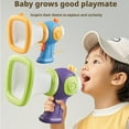thumbnail image 2 of Bull Horn Loud Speaker, Kids Megaphone, Mini Megaphone, Blowhorn Megaphone, Voice Changer for Toddlers Childrens, 2 of 7