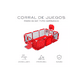 thumbnail image 2 of Corralito Para Bebé Corral Infantil 2.30 Gimnasio De Juegos rojo, 2 of 5