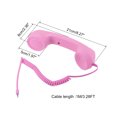 thumbnail image 2 of Teléfono auricular retro Unique Bargains de 3,5mm rosa con receptor para Micrófono y Altavoz, 2 of 5