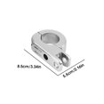 thumbnail image 2 of Scienceny 1 par de soportes de montaje de Pedal, soportes giratorios, accesorios de piezas plateadas de 32MM Vehículos, repuestos y accesorios Mis Plata 32MM, 2 of 6
