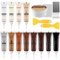 SEISSO Wood Putty Filler Hardwood Laminate Floor Repair Kit 13 Colors Wood Stain 0.7 oz Each Paint