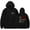 Black, variant on Peso Pluma Hoodies, autumn and winter long sleeved hip-hop men's and women's pullovers, role-playing sportswear