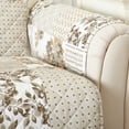 thumbnail image 4 of Reversible Patchwork Furniture Protector, Machine Washable Slipcover, Sofa, Taupe, 4 of 6