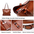 thumbnail image 4 of Sac à Main Besace pour Femmes à Poignée Supérieure, Sac Bandoulière, Sac Messager, Fourre-Tout, Sac à Main, 4 of 6