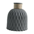 thumbnail image 2 of deevoka Flower Vase Birthday Gift Decorative Vase for Living Room Dinner Table Party Gray, 2 of 9