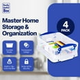 thumbnail image 2 of Really Useful Box Conteneur de Rangement 1,75l avec Couvercle à Clip et Poignée Verrouillable, 2 of 7