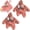 2pcs Pink, variant on Angry Star Plush Moving, Angry Starfish Toy, Angry Star Face Plush, Angry Star Car Plush, Moving Star Plush, Shooting Star Plushies Toy, Star Plush Hanging Toy, Fun Toy(Pink 1pack)