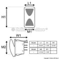 thumbnail image 2 of 5pc 12V DC 20A 4-Pin LED ON-OFF-ON SPDT Rocker Switch Kit - RED, 2 of 4