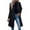 Black, variant on Women's Double-Breasted Long Coat Stylish Red Overcoat for Winter, Warm and Elegant Outerwear