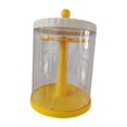thumbnail image 3 of Vitrina transparente para figuras, a prueba de polvo, para dormitorio, figuras pequeñas, juguetes, colecciones transparentes amarillo, 3 of 8
