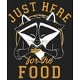 thumbnail image 2 of Junior's Pocahontas Meeko Here for Food  Festival Muscle Graphic Tee Charcoal 2X Large, 2 of 4