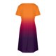 thumbnail image 5 of Vestido Corto de Verano Moda Gradiente Corto de Manga en V Cuello Vestido Casual, Poliéster Ligero de Verano, Lavado de Manos, 5 of 9