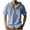 Light Blue, variant on Lumeqa Men's Cotton Linen Shirts Short Sleeve Casual Sweatshirts Button Down Summer Beach Shirts with Hoodies