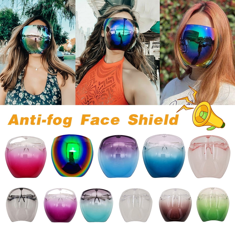 Details about   Oversized Full Face Cover Mirror Shield Mask Reflective Shade Glasses Sunglasses 