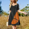 thumbnail image 4 of Vestido sin mangas con diseño geométrico abstracto n.° 8, ropa de mujer, vestido de verano, 4 of 7