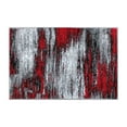 thumbnail image 7 of Flash Furniture Rylan Rectangular Contemporary Grey, Red Area Rug, 2' x 3', 7 of 7