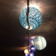 thumbnail image 5 of Laklulu Lifestyle Lámpara de Cadena de Bolas de algodón, lámpara de Hada de Bolas de algodón alimentada por USB de 3M/20 LED, Adecuada para Dormitorio, Fiesta, Interior, Boda, decoración navideña, 5 of 5
