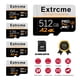 thumbnail image 2 of Tarjeta de memoria Micro TF/SD de alta velocidad, A2 U3, 512GB, 128GB, 256GB, tarjeta Flash para interruptor de teléfono y Dron qym unisex, 2 of 2