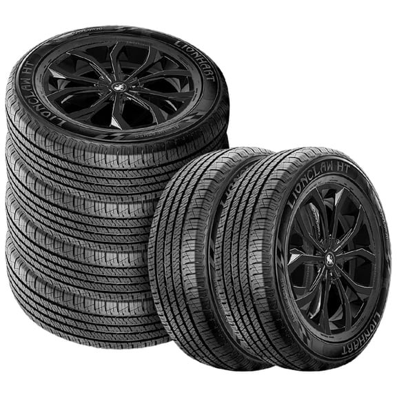 6 Lionhart Lionclaw HT 225/60R17 99H Tires, All Season, 500AA, New, 40K MILE LHSTHT1760020 / 225/60/17 / 2256017