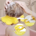 thumbnail image 4 of Hair Washing Hat Shower Bath Silicone Cap Soft Adjustable Visor Head Protector Shampoo Cap, 4 of 5