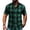 Green, variant on Mens Short Sleeve Casual Mandarin Collar Plaid Button Down Shirts Work Shirt Slim Fit Western Dress Shirt for Men Sizes S-2XL Orange