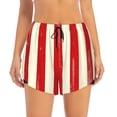 thumbnail image 2 of Vsdgher America Flags2 Athletic Shorts for Women, Women's Running Double Layer Shorts, High Waisted Yoga Shorts, Workout Athletic Shorts-Small, 2 of 7