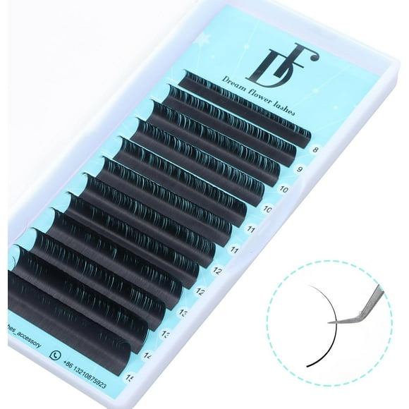 shiyou-4 Trays Lash Extension Volume Eyelashes Extensions 0.15 CC 8-15mm/15-20mm Lash Tray Individual lash Extensions Classic Lash Extensions Soft Matte Black Single Lashes for Professional Salon Use
