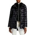 thumbnail image 1 of Herno Women's Black Down Nancy Puffer Coat with Velvet Removable Windguard (42), 1 of 3