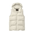 thumbnail image 3 of MERCER+METTLE Women's Puffy Vest | Hooded Puffer Vest for Women, Water Repellent, Breathable, Lightweight Insulation - Birch 3XL, 3 of 7