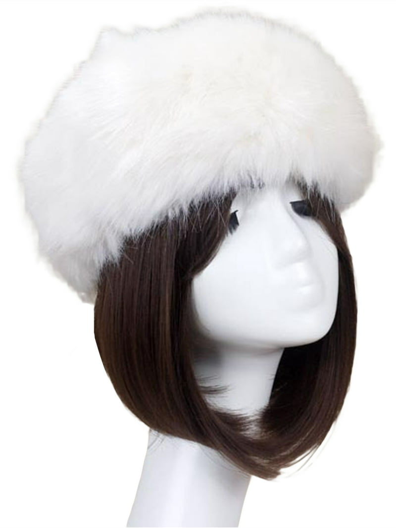 Soul young‎ fur hat white sy soul young Women main image 3