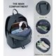 thumbnail image 4 of Mochila de gimnasio Uselike para mujer con compartimento para zapatos, 26 L, 4 of 6