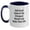 White/Navy, variant on Funny CPA Gifts for Women, Two Tone Coffee Mugs with Inspirational Quote, Gifts from Friends to Friends, Perfect for Christmas Unique Gifts