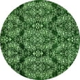 thumbnail image 1 of Ahgly Company Indoor Round Abstract Green Modern Area Rugs, 8' Round, 1 of 4