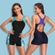 thumbnail image 4 of Traje de baño de una pieza Traje de baño sexy europeo y americano Traje de baño deportivo tipo bóxer de una pieza con costuras conservadoras para mujer, 4 of 4