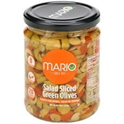 Mario Camacho Foods Salad Sliced Spanish Manzanilla Olives, 10 Ounce